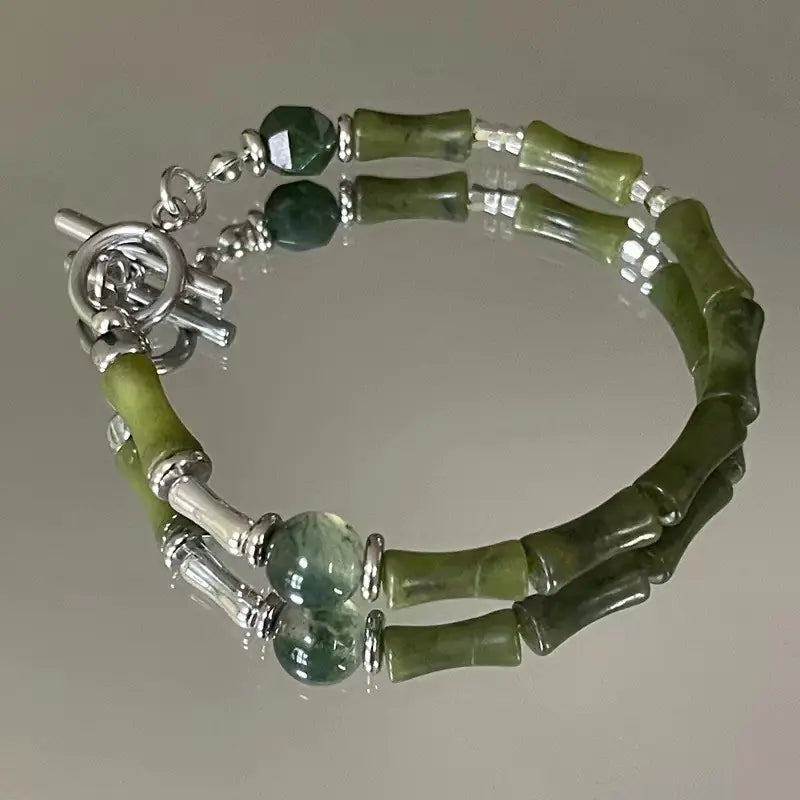 Vintage Perlenarmband – Elegantes Handstring-Armband mit Retro-Charme