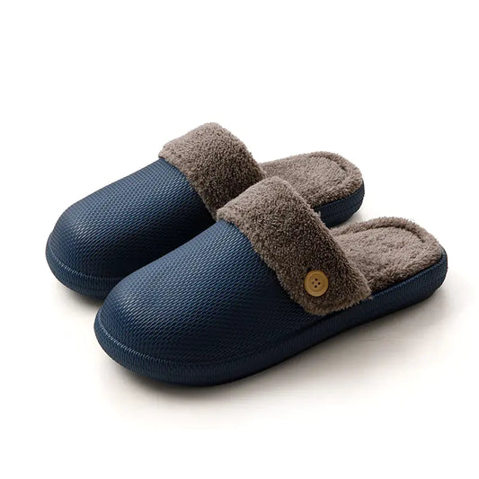 Rutschfeste Baumwoll-Hausschuhe