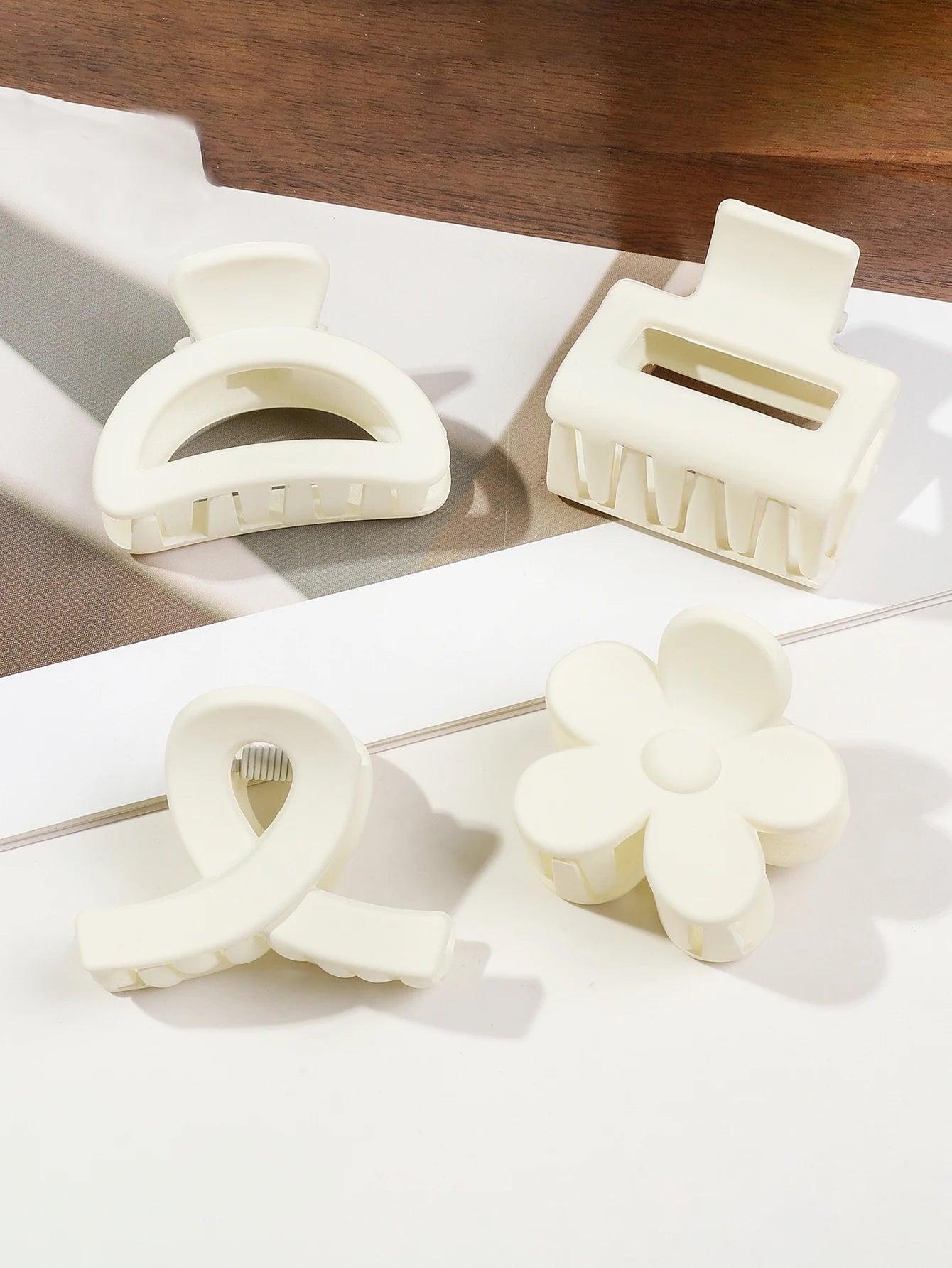 5er Set kleine Blumen-Haarklammern – Matte Mini-Haarclips für Frauen & Mädchen, ideal für feines Haar