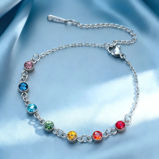 7-Chakren Kristallarmband – Harmonie, Energie & zeitlose Eleganz