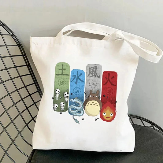 MINISO Totoro Canvas Tote Bag