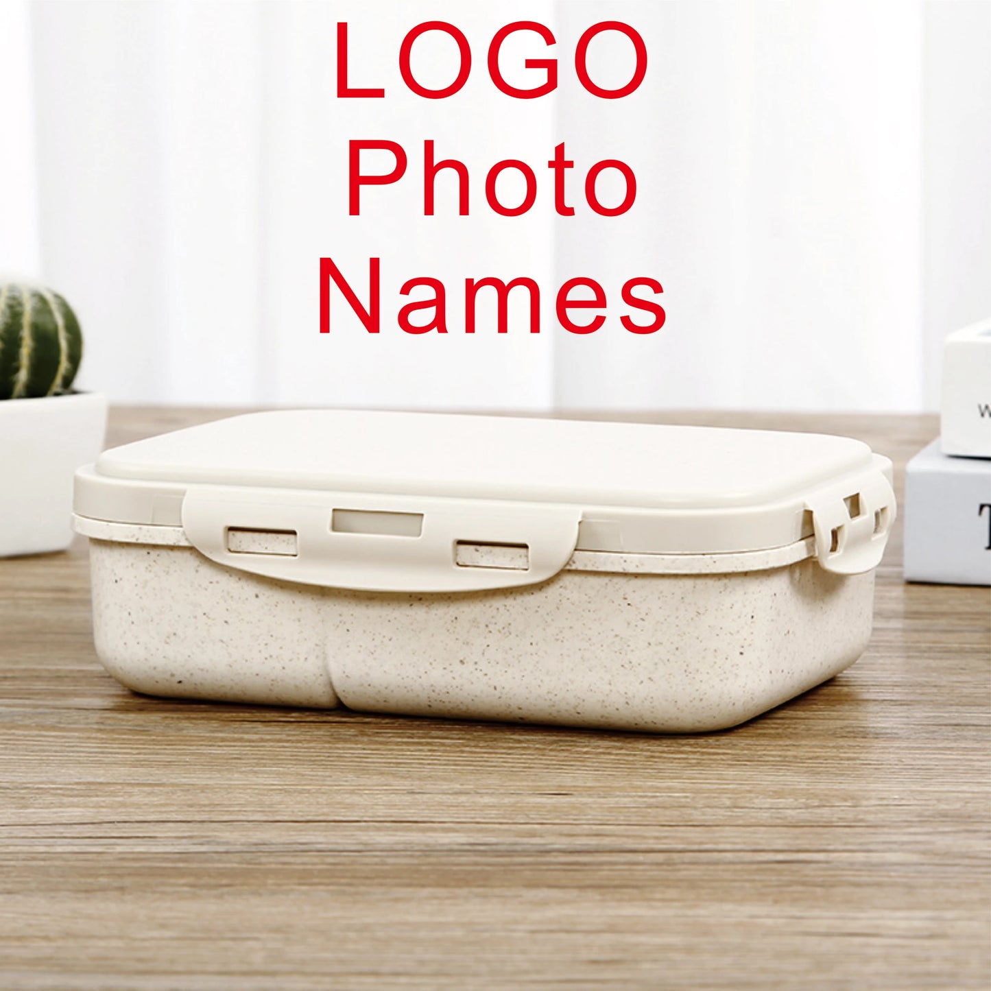 Personalisierte Snackbox / Lunchbox für Kinder – mit Name, Foto oder Cartoon-Motiv inkl. Löffel & Gabel