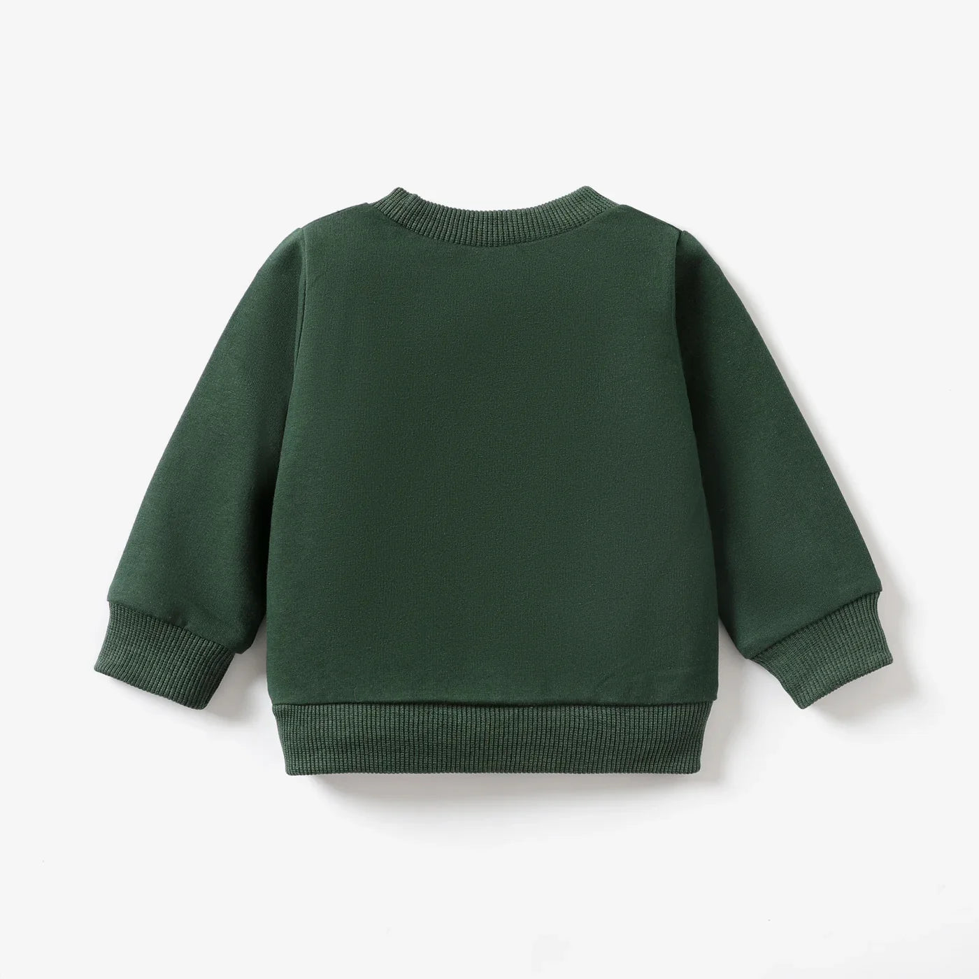 PatPat Baby Sweatshirt mit Dino Stickerei