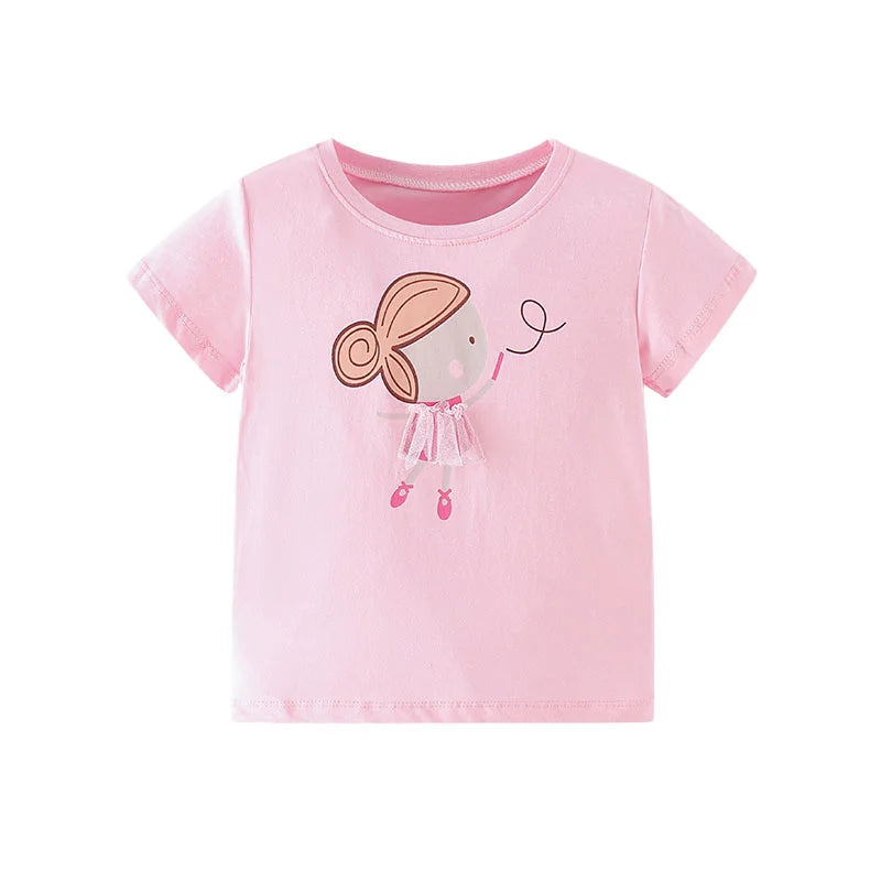 Jumping Meters „Meine Lieblingstiere“ – Mädchen T-Shirt mit süßen Prints