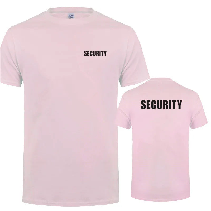 Security T-Shirt – Baumwolle, kurzarm, atmungsaktiv, ideal für Events und Arbeit