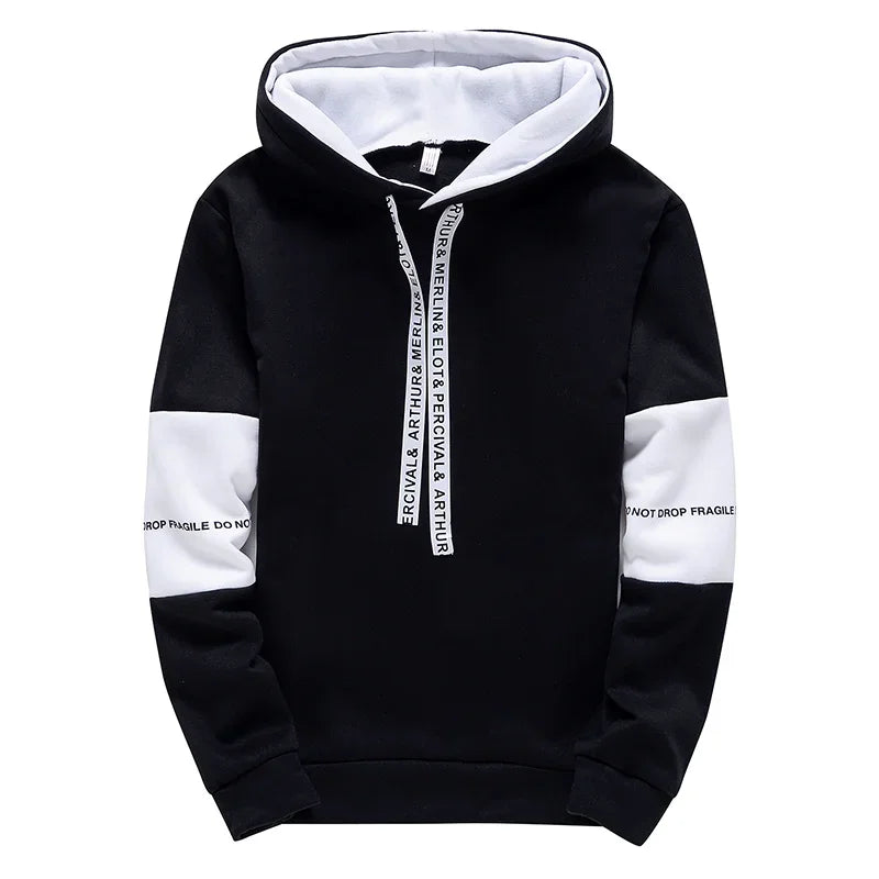 Herren Hoodie – Lässiger Pullover mit Kapuze, Print-Design & Langarm – Casual Streetwear Sweatshirt