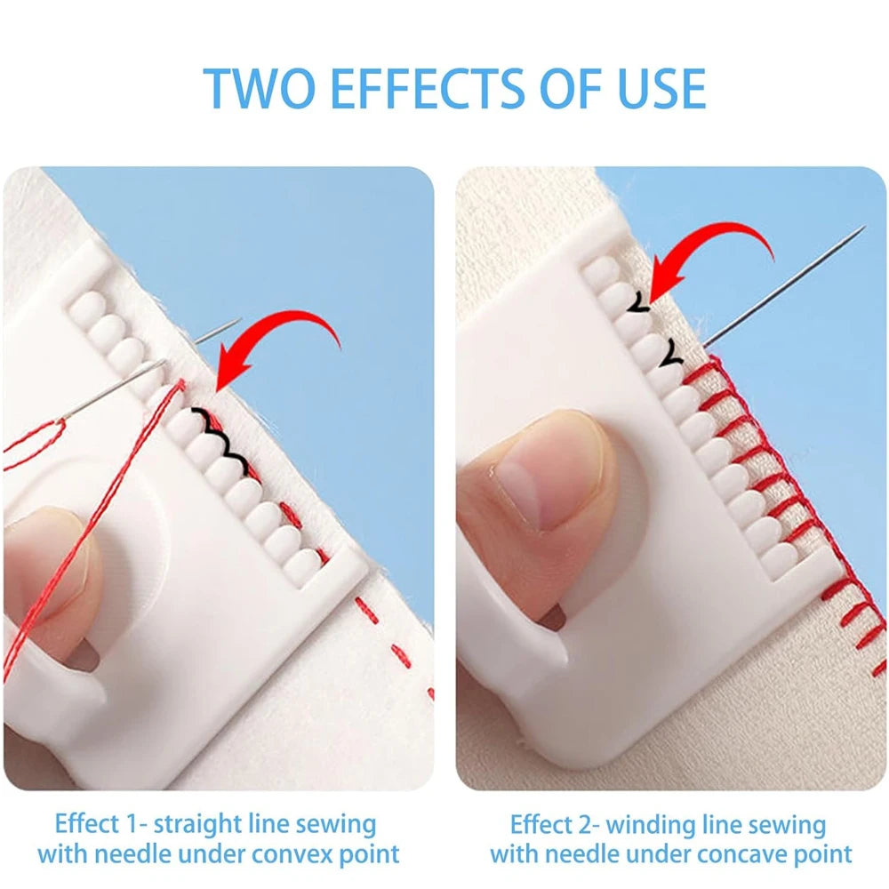 Sewing Guide Template Kit – 2er Set Nähschablonen für gleichmäßige Stiche