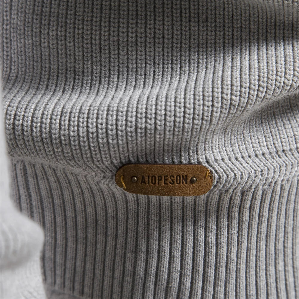 Suéter de hombre cálido, elástico y elegante para otoño e invierno.