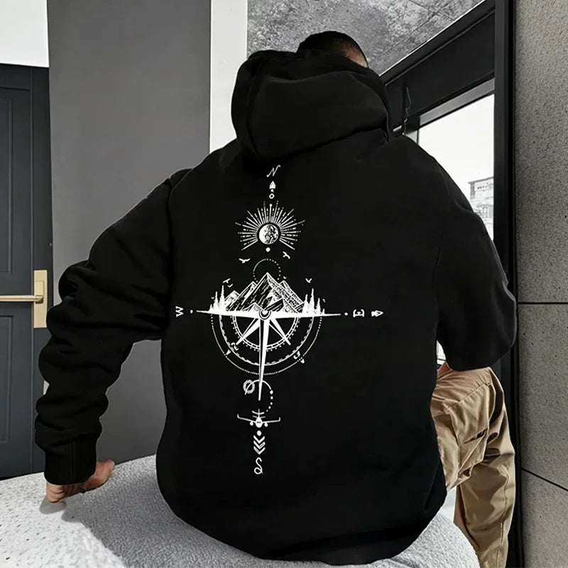 Lässiger Herren Pullover mit Print