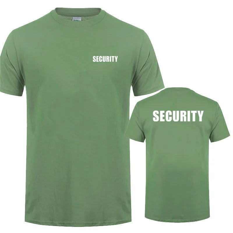 Security T-Shirt – Baumwolle, kurzarm, atmungsaktiv, ideal für Events und Arbeit