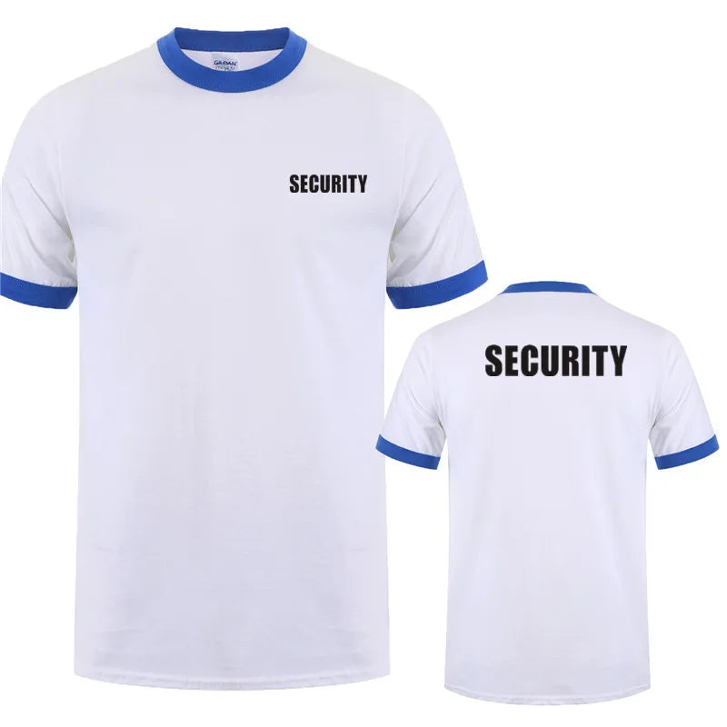 Security T-Shirt – Baumwolle, kurzarm, atmungsaktiv, ideal für Events und Arbeit