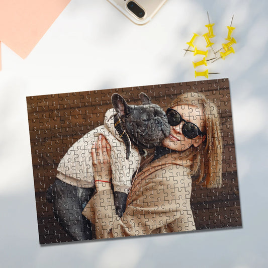 Personalisierbares Fotopuzzle – Dein eigenes Bild als farbenfrohes Puzzle (35/300/500/1000 Teile)