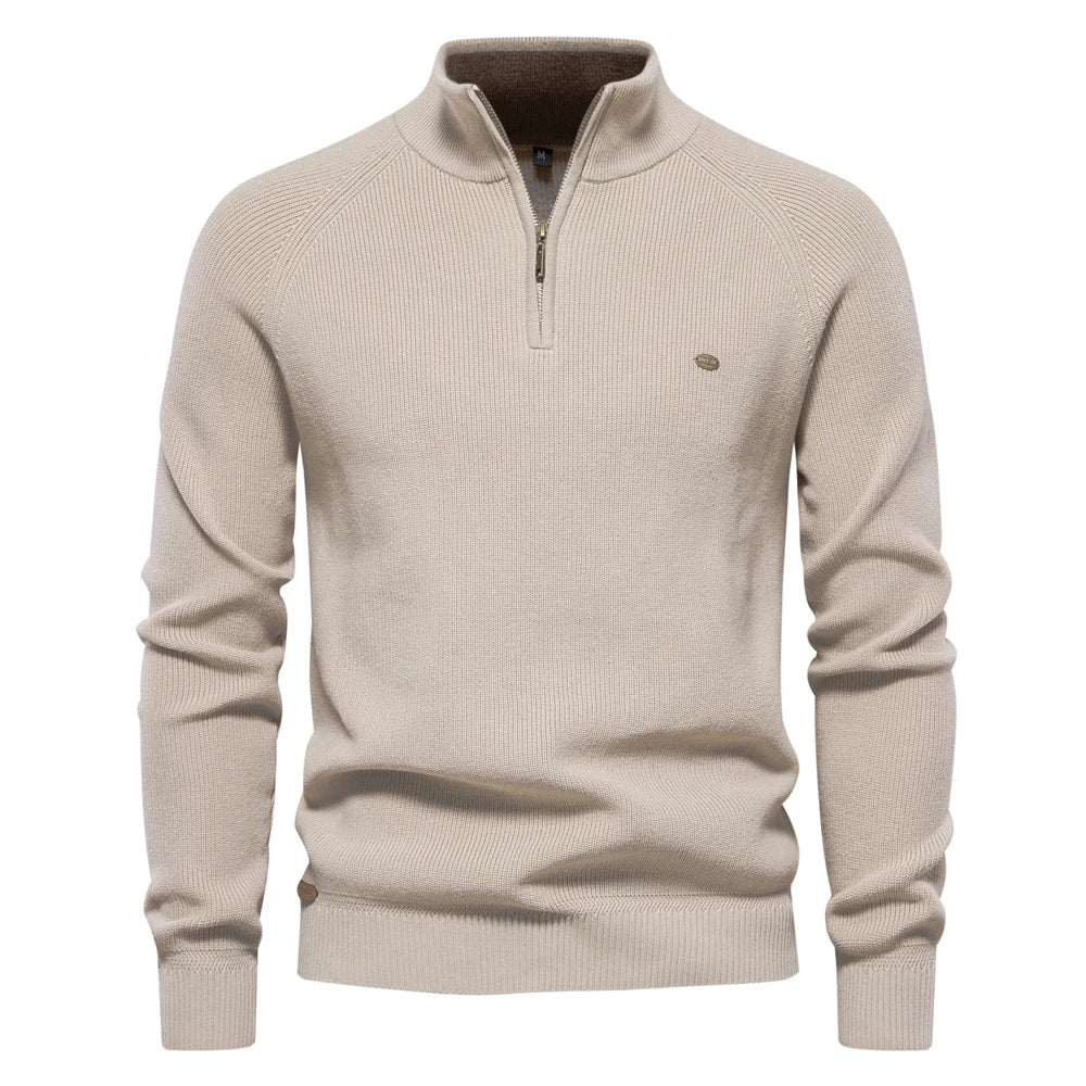 Suéter de hombre cálido, elástico y elegante para otoño e invierno.