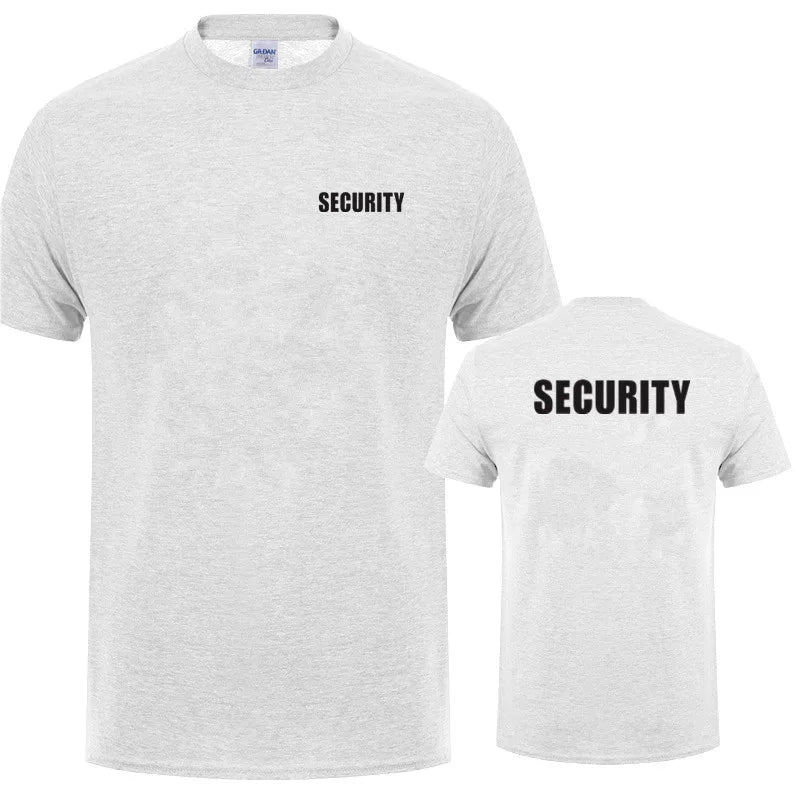Security T-Shirt – Baumwolle, kurzarm, atmungsaktiv, ideal für Events und Arbeit