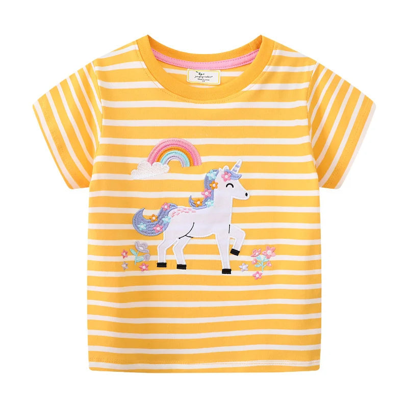 Jumping Meters Einhornträume & Giraffenfreunde T-Shirt