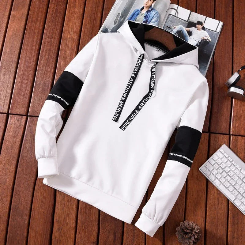 Herren Hoodie – Lässiger Pullover mit Kapuze, Print-Design & Langarm – Casual Streetwear Sweatshirt