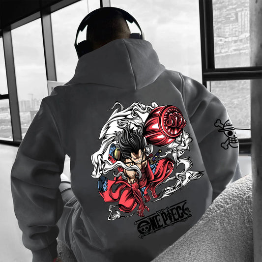 Bandai One Piece Luffy Hoodie+ Gratis-Badge !