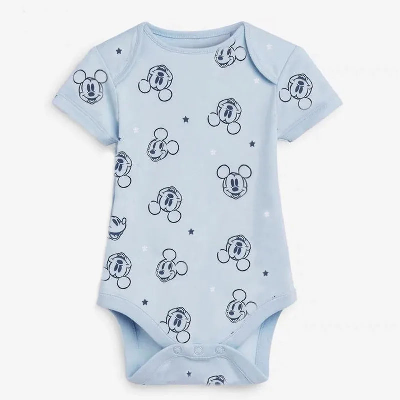Conjunto MINISO de 3 bodies de bebé de manga corta con motivo de Mickey Mouse
