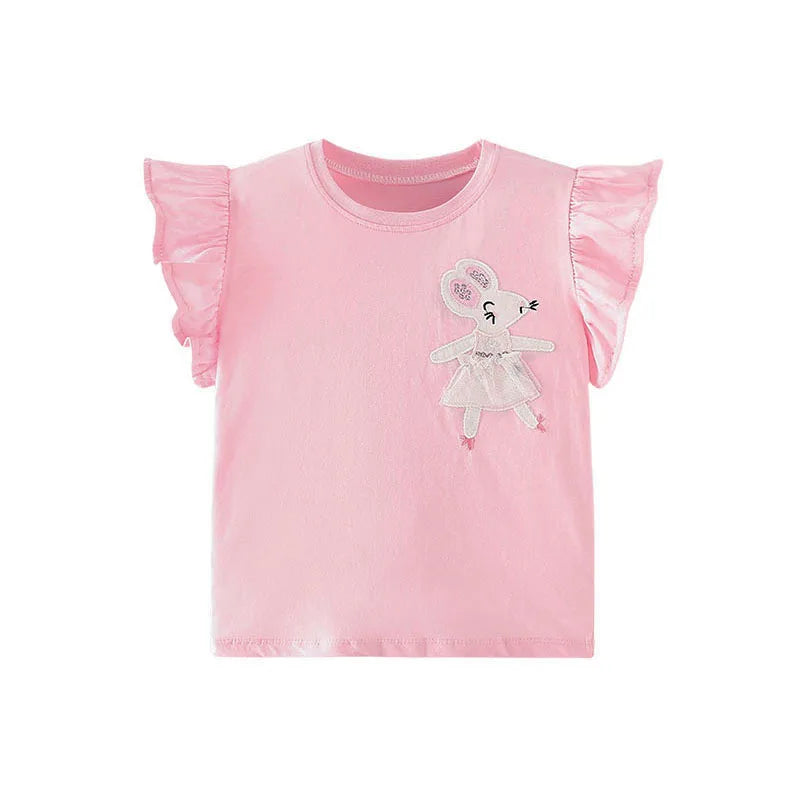 Jumping Meters „Meine Lieblingstiere“ – Mädchen T-Shirt mit süßen Prints