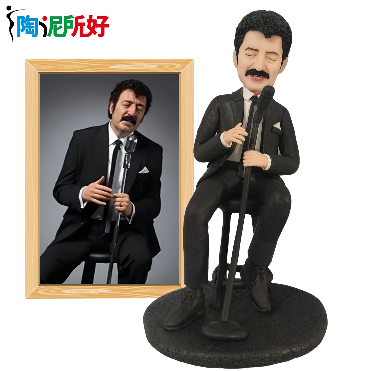 Custom Handmade BHandgefertigte Bobblehead-Figuren – Personalisierte Tonpuppen nach Foto, individuelles Geschenkobblehead Figurines, Personalized Clay Dolls figuras Statue Sculpture from your photo,Bespoke Gift for Husband
