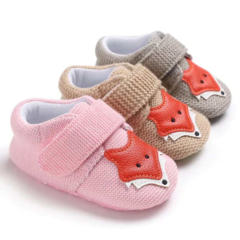 Weiche Sohle Cartoon Babyschuhe 0–1 Jahr – Rutschfeste Baby Lauflernschuhe