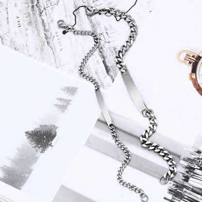 Edelstahl Armband mit Gravur