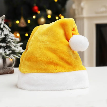 Gorro navideño personalizado con nombre (rojo, verde, rosa y más) – Gorro de Papá Noel bordado para adultos