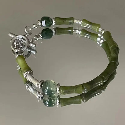 Vintage Perlenarmband – Elegantes Handstring-Armband mit Retro-Charme