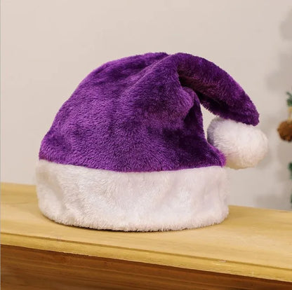 Gorro navideño personalizado con nombre (rojo, verde, rosa y más) – Gorro de Papá Noel bordado para adultos