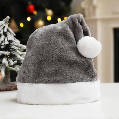 Gorro navideño personalizado con nombre (rojo, verde, rosa y más) – Gorro de Papá Noel bordado para adultos