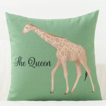 Künstlerischer, pflanzenthematischer Kissenbezug für Sofa und Auto