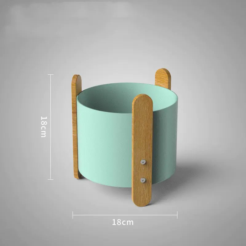 Nordischer Eisentopf – Minimalistischer Blumentopf in modernem Design, Korrosionsbeständig