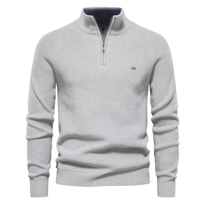 Suéter de hombre cálido, elástico y elegante para otoño e invierno.