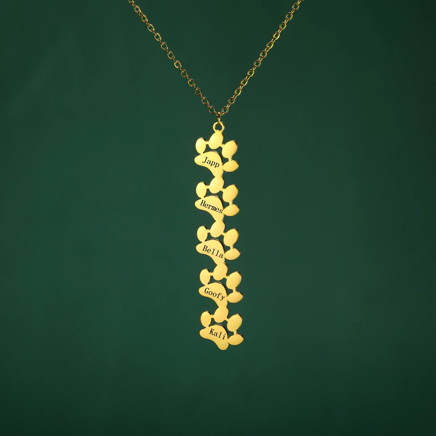 Halskette mit personalisierter Pfote – Dein Haustier immer bei dir