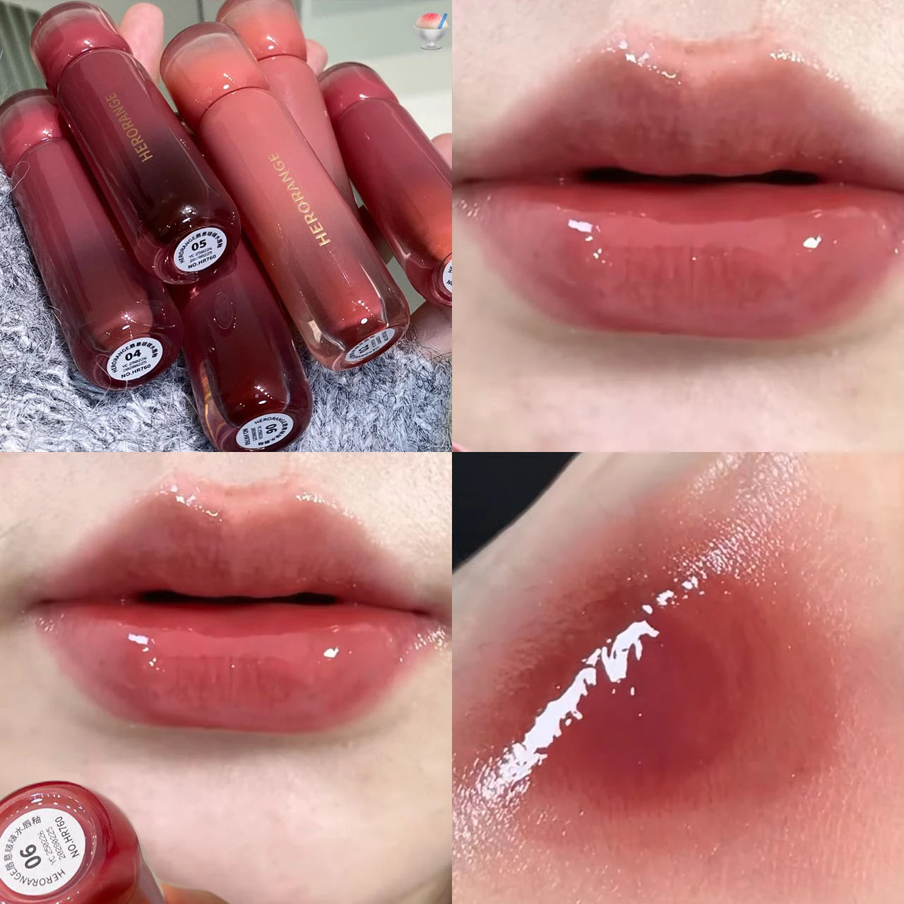 Spiegelnder Lipgloss „Smoked Grape“ – Feuchtigkeitsspendende Lippenlasur mit Glas-Finish, wasserfest & langanhaltend