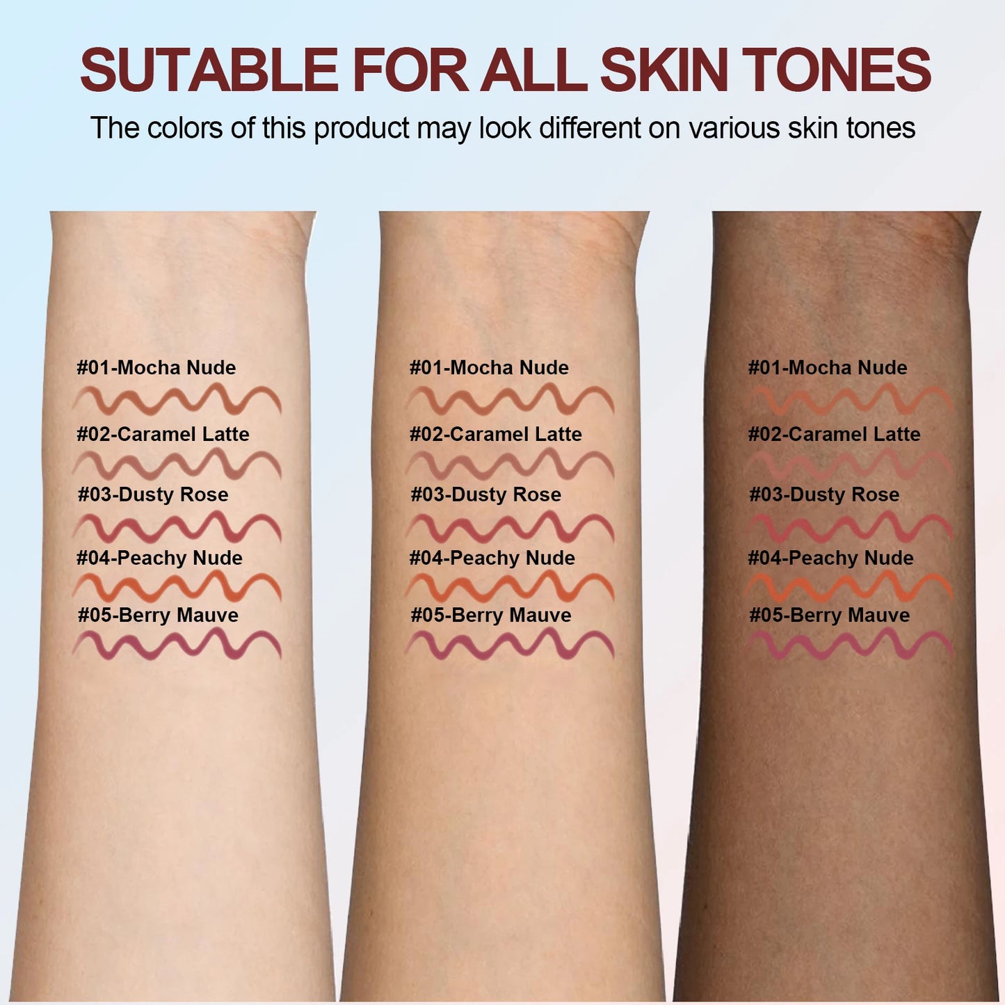 Wasserdichter Peel-Off Lipliner – abziehbarer Tattoo-Lipgloss, matte Lippentönung, wischfest & langlebig, braune Kontur