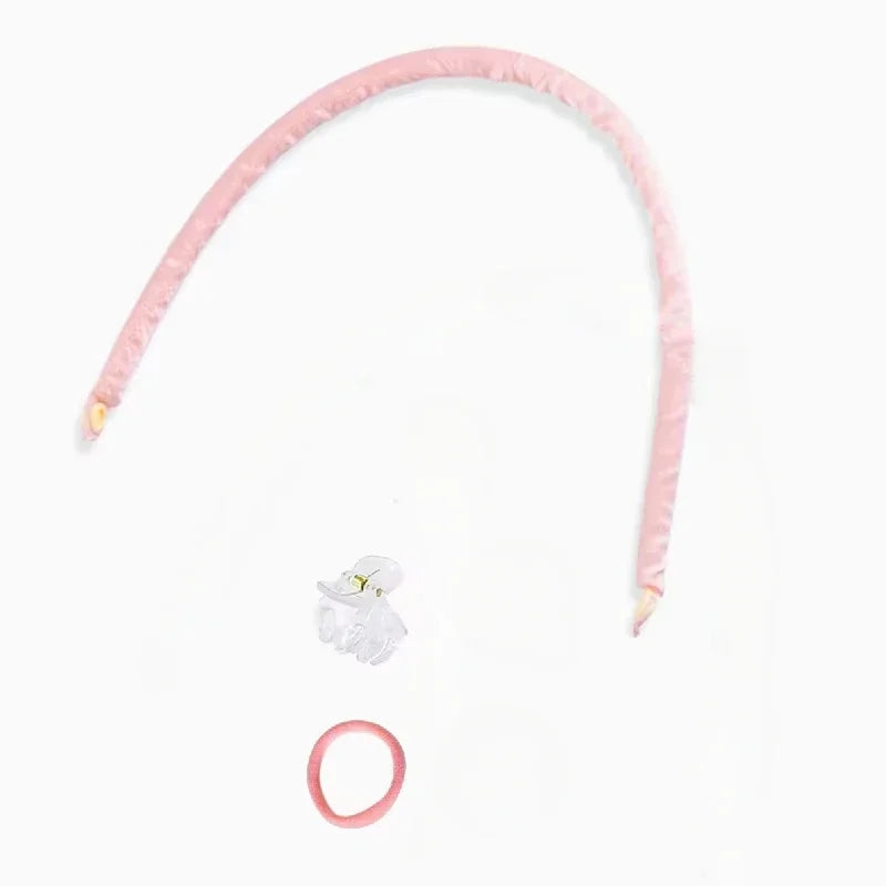 Heatless Curling Rod Stirnband – Weiche Lockenwickler ohne Hitze für Overnight Curls & Lazy Styling