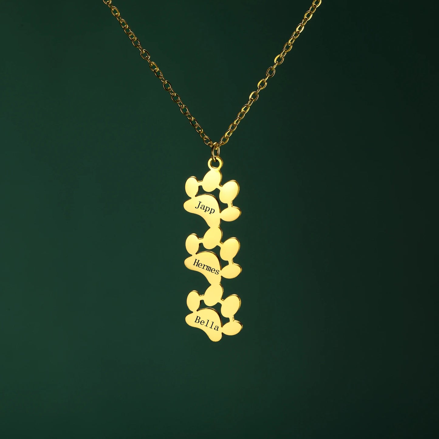 Halskette mit personalisierter Pfote – Dein Haustier immer bei dir