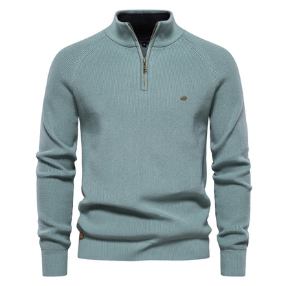 Suéter de hombre cálido, elástico y elegante para otoño e invierno.