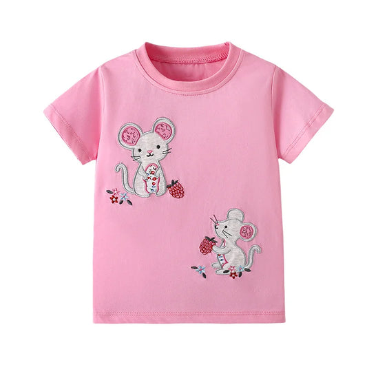 Jumping Meters „Meine Lieblingstiere“ – Mädchen T-Shirt mit süßen Prints