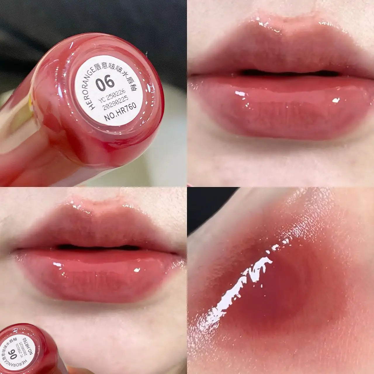 Spiegelnder Lipgloss „Smoked Grape“ – Feuchtigkeitsspendende Lippenlasur mit Glas-Finish, wasserfest & langanhaltend