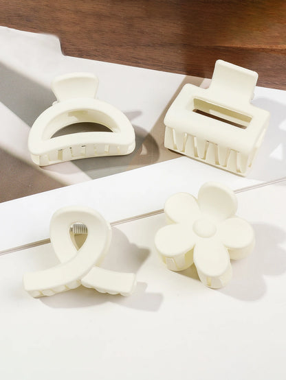 5er Set kleine Blumen-Haarklammern – Matte Mini-Haarclips für Frauen & Mädchen, ideal für feines Haar
