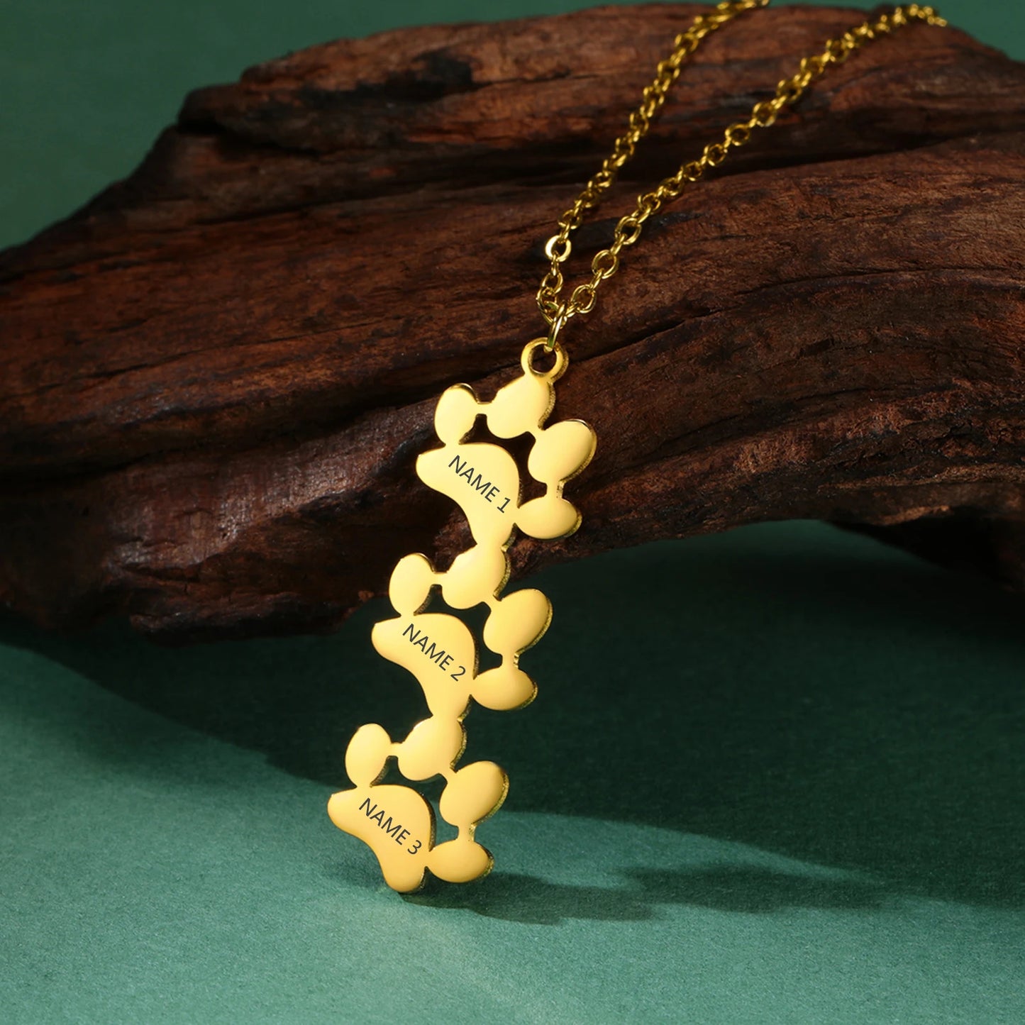 Halskette mit personalisierter Pfote – Dein Haustier immer bei dir