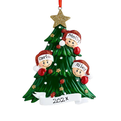 Colgante de flor de Pascua personalizado: decoración acrílica con un bonito motivo para el árbol de Navidad y el hogar. 