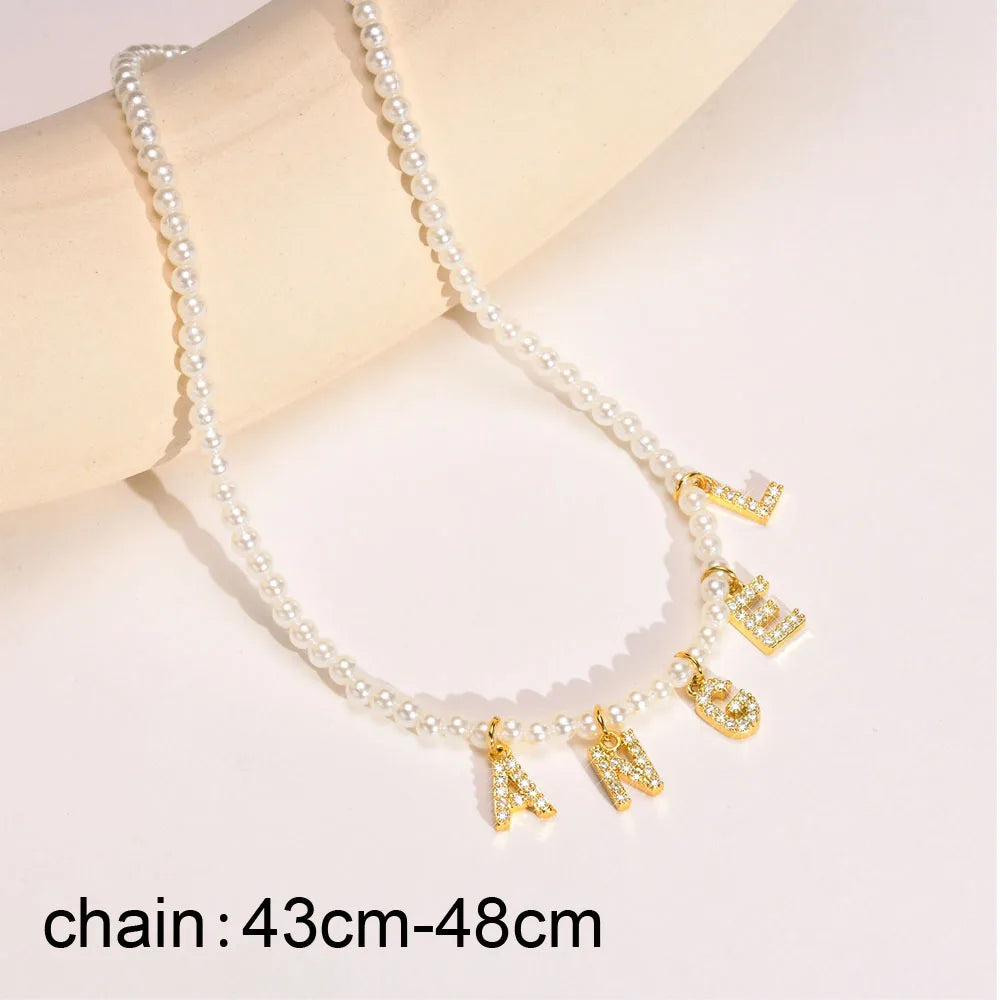 Glanzvolle Buchstaben Halskette – Dein Name, Dein Style !