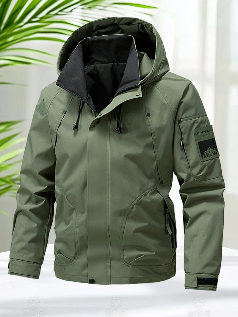 Men's outdoor softshell jacket – waterproof &amp; windproof