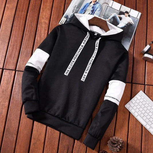 Herren Hoodie – Lässiger Pullover mit Kapuze, Print-Design & Langarm – Casual Streetwear Sweatshirt