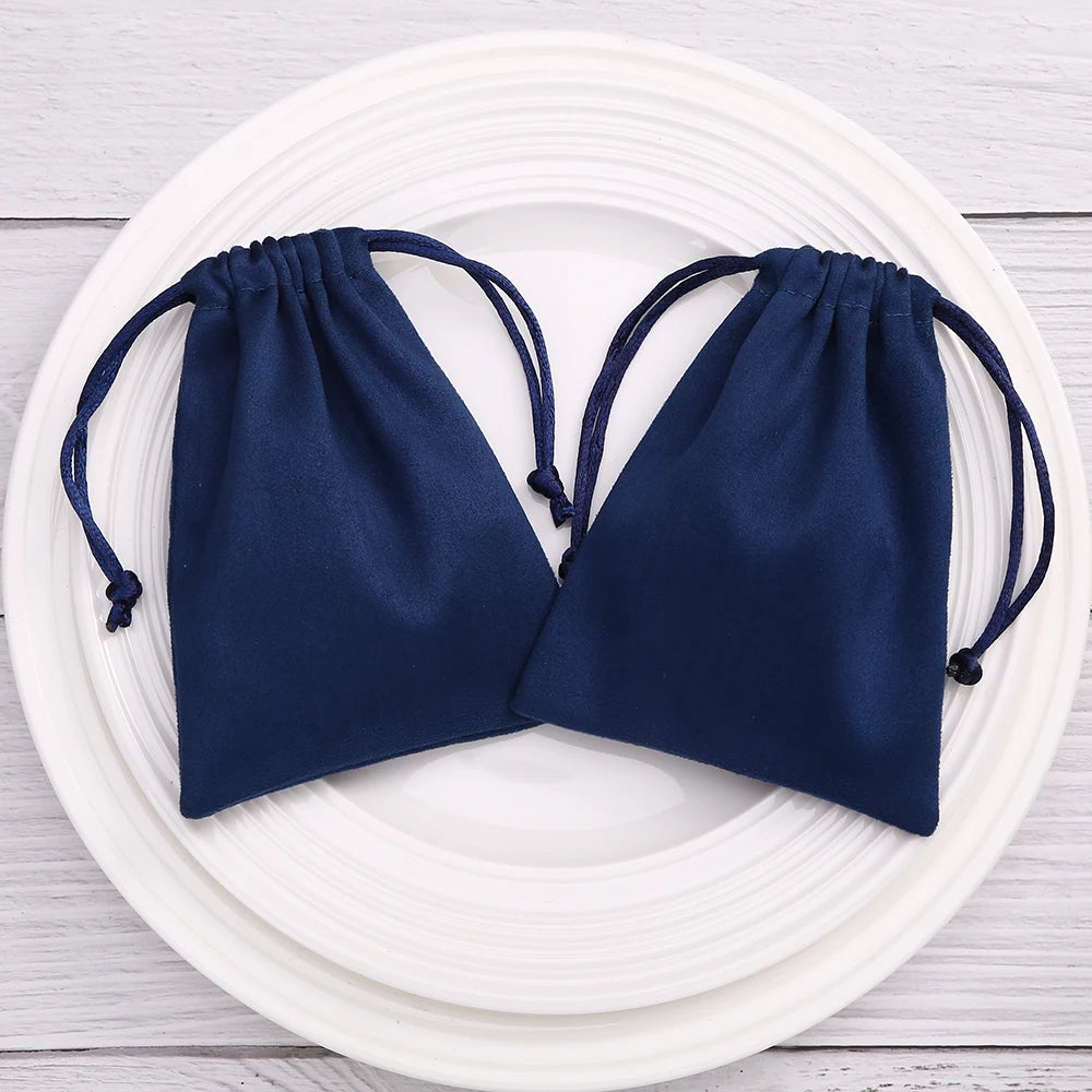 100 bolsas de joyería personalizadas con logotipo: bolsitas de terciopelo con cordón para anillos, pendientes, pulseras y cartas del tarot. 