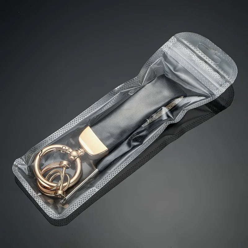 Llavero de cuero personalizado con grabado: llavero vintage con logotipo, nombre o números en caja de regalo. 