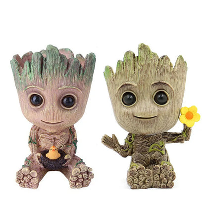 Figura de Groot de 5 cm – Figura decorativa en miniatura de dibujos animados para escritorio y hogar | Guardianes de la Galaxia 